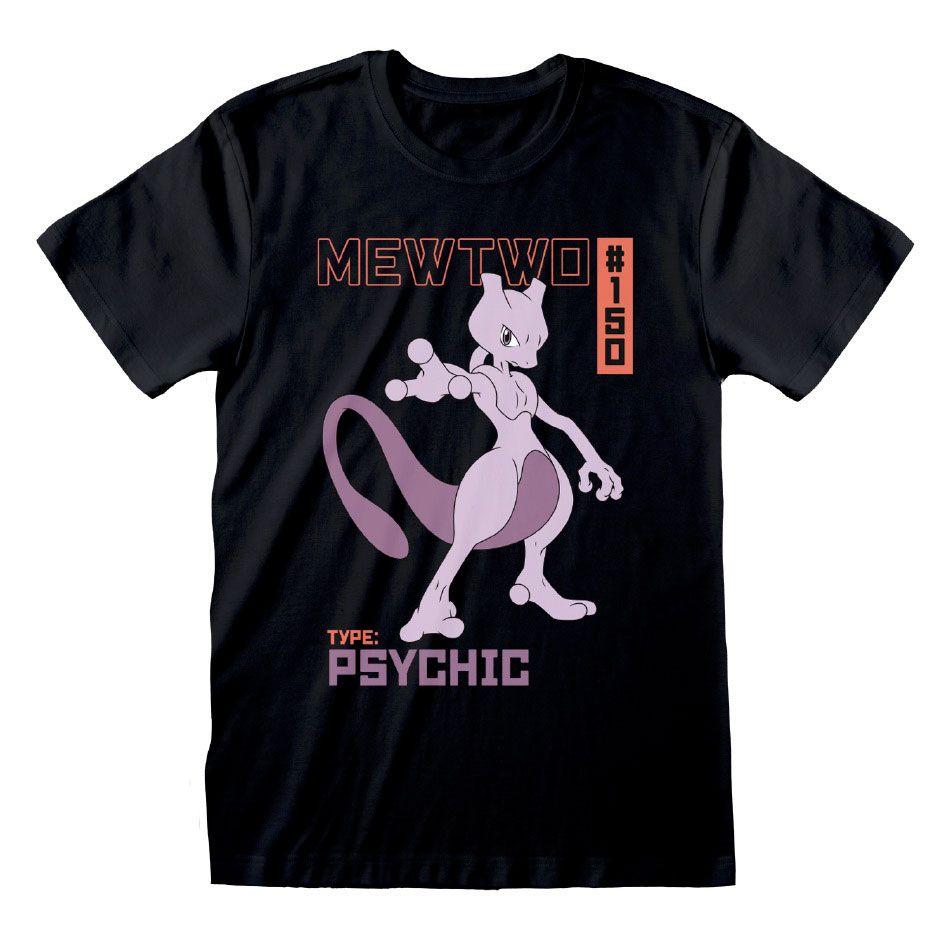 Pokemon T-Shirt Mewtwo Size M