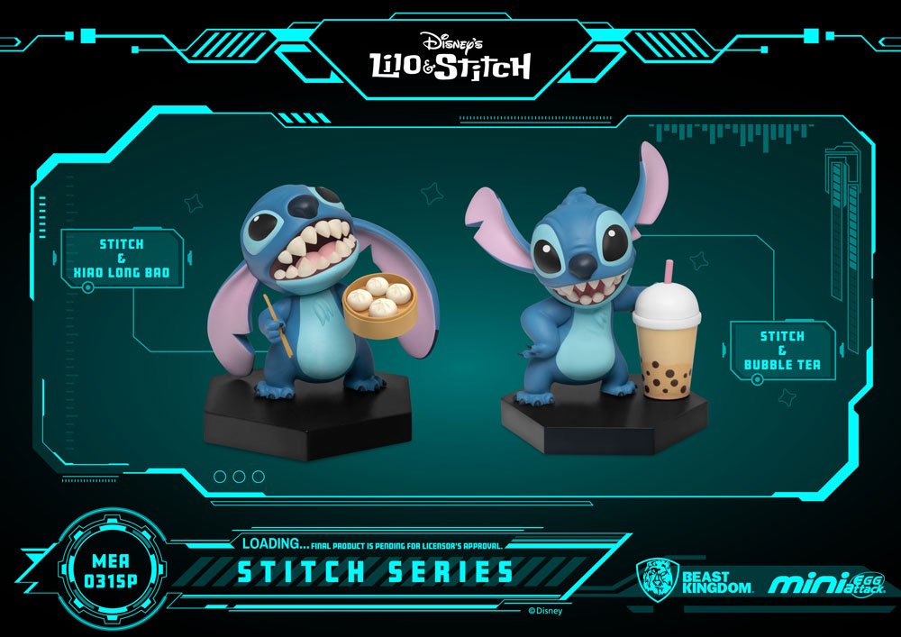 Lilo & Stitch Mini Egg Attack Figures 2-Pack Stitch Series Asian Cuisine 8 cm
