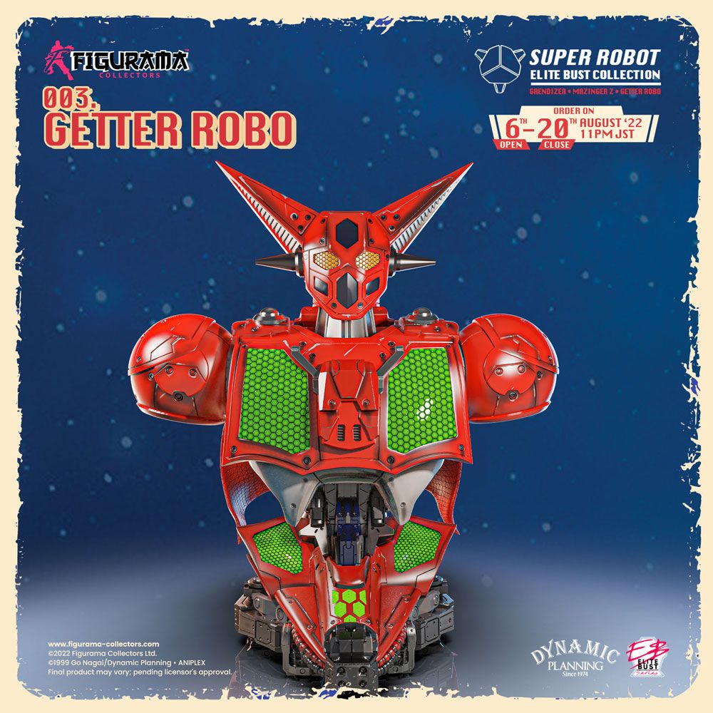Getter Robo Super Robot Elite Bust 1/3 Getter Robo 26 cm
