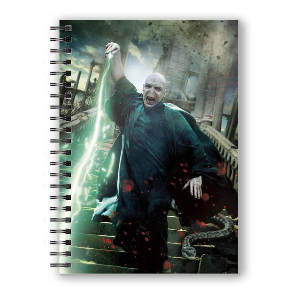 Harry Potter Notebook with 3D-Effect Voldemort Poster