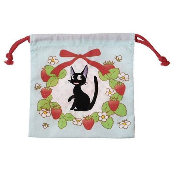 Kiki's Delivery Service Laundry Storage Bag Jiji & strawberries 20 x 19 cm