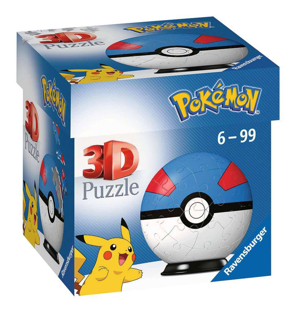 Ravensburger 3D puzzel Pokemon blauw