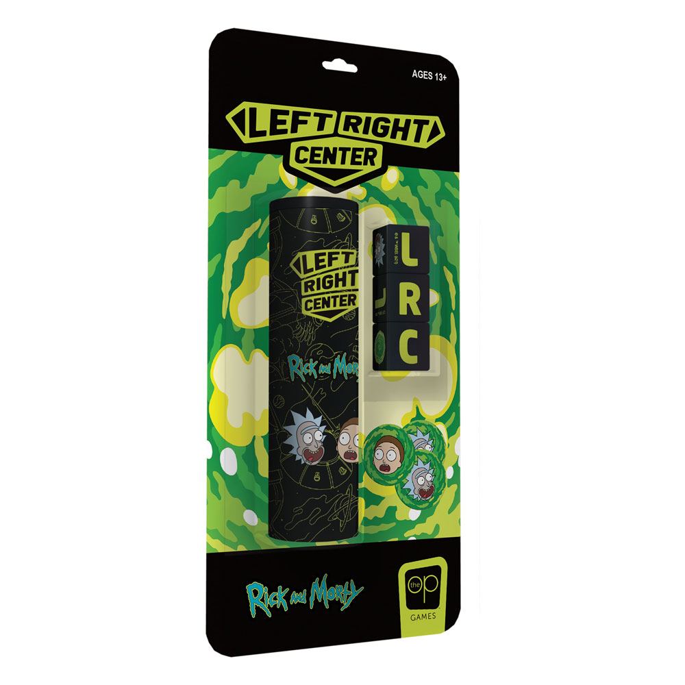 Rick and Morty Dice Game Left Right Center *English Version*