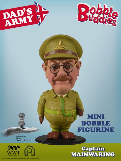 Dad's Army Bobble-Head Captain Mainwaring 7 cm