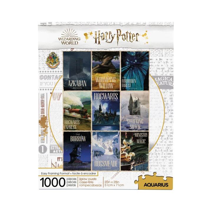 Harry Potter Jigsaw Puzzle Travel Posters (1000 pieces)