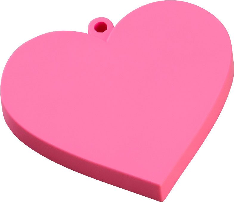 Nendoroid More Heart-shaped Base for Nendoroid Figures Heart Pink Version