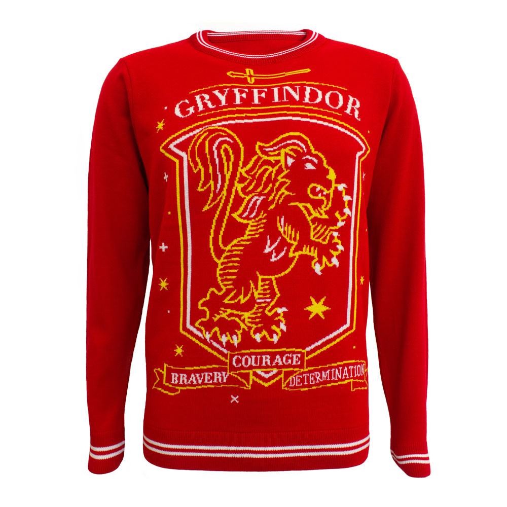 Harry Potter Sweatshirt Christmas Jumper Gryffindor Size XL