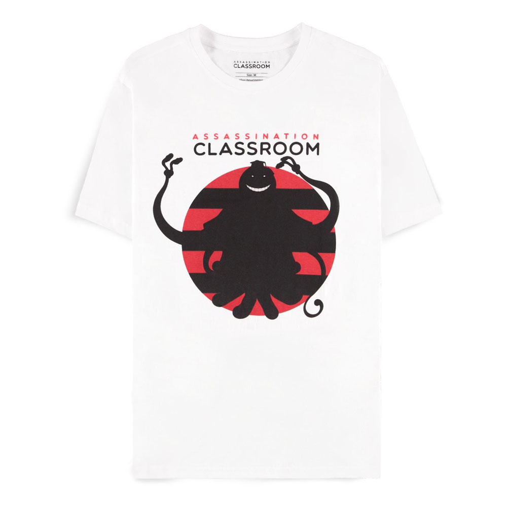 Assassination Classroom T-Shirt Koro-Sensei White Size L