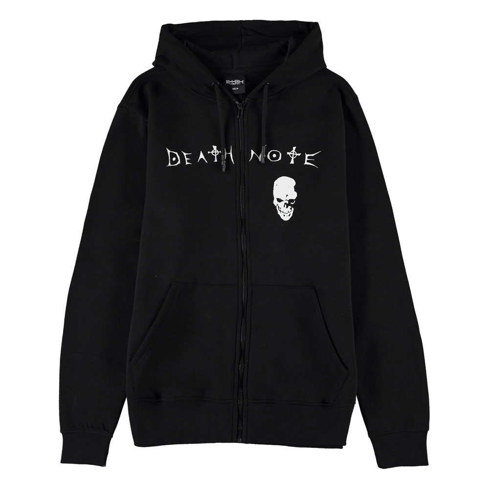 Death Note Vest met capuchon -XL- Logo Zwart