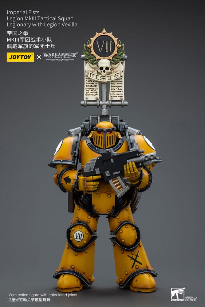 Warhammer The Horus Heresy Action Figure 1-18 Imperial Fists Legion MkIII Tactical Squad Legionary w