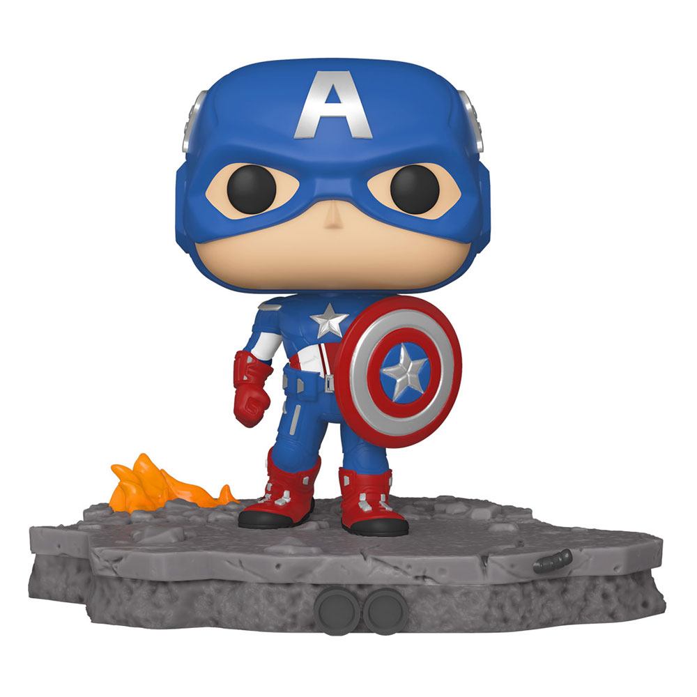 Funko Captain America - Funko Pop! Deluxe - Avengers Assemble Figuur