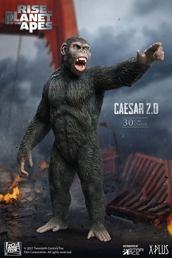 Rise of the Planet of the Apes Statue Caesar 2.0 30 cm