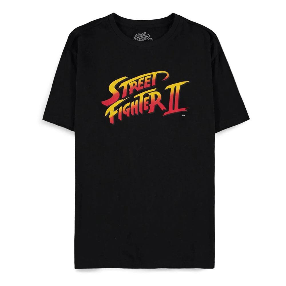 Street Fighter II T-Shirt Logo Size XL