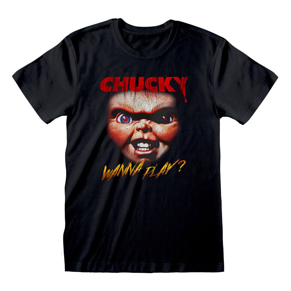 Child´s Play T-Shirt Chucky Face Size L