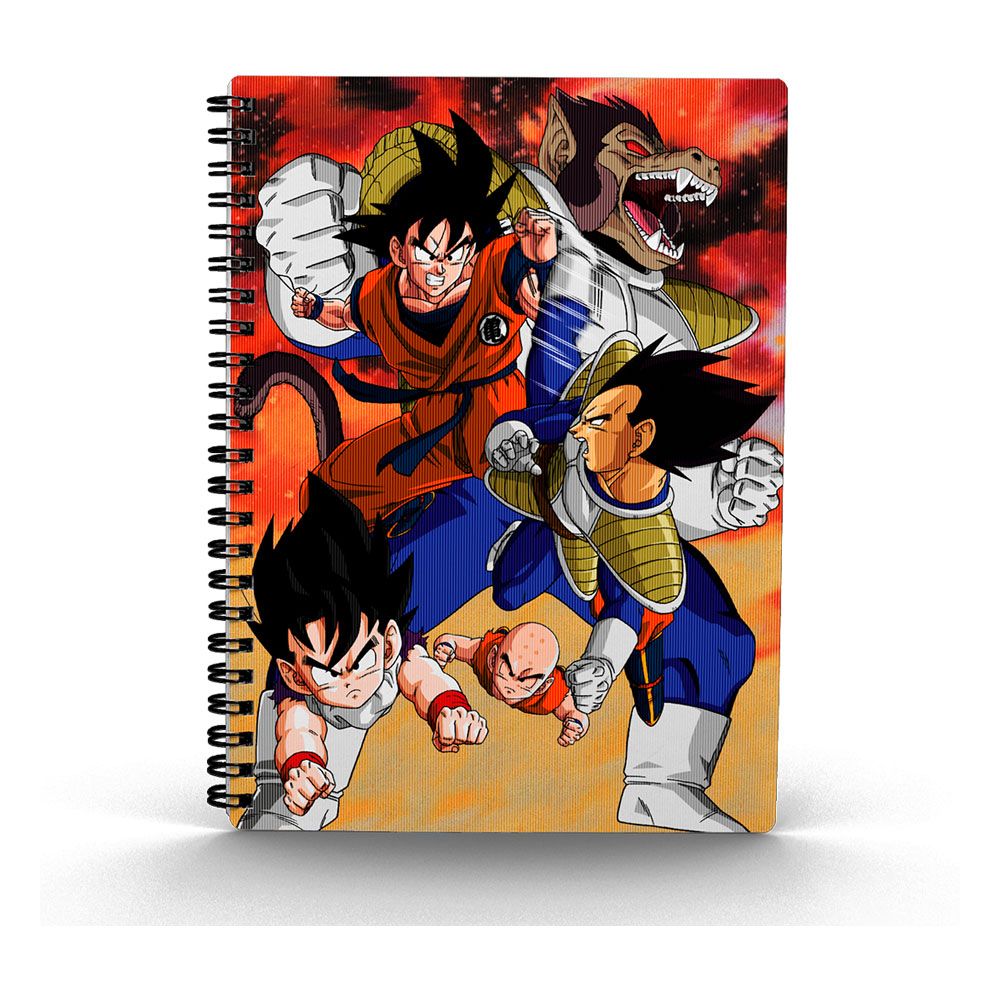 Dragon Ball Z Notebook with 3D-Effect Goku vs Vegeta