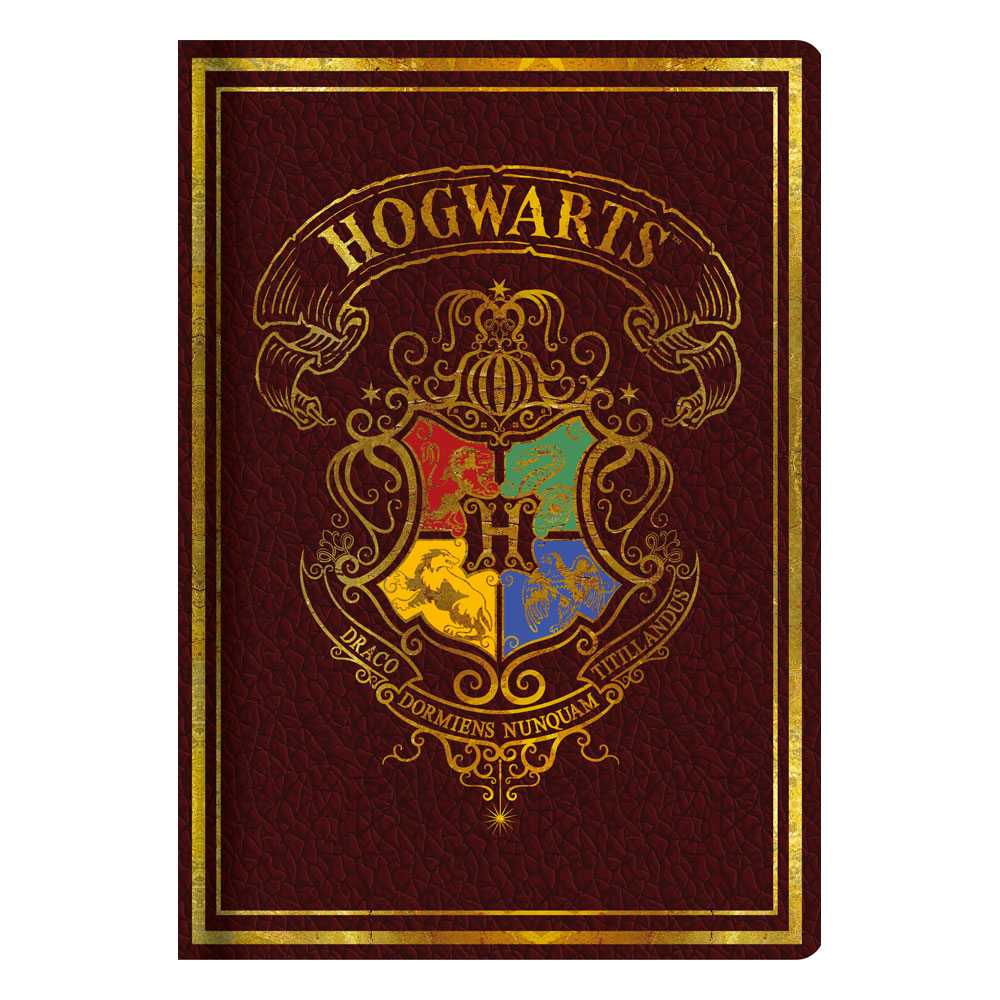 Harry Potter A5 Notebook Red Colourful Crest Case (6)
