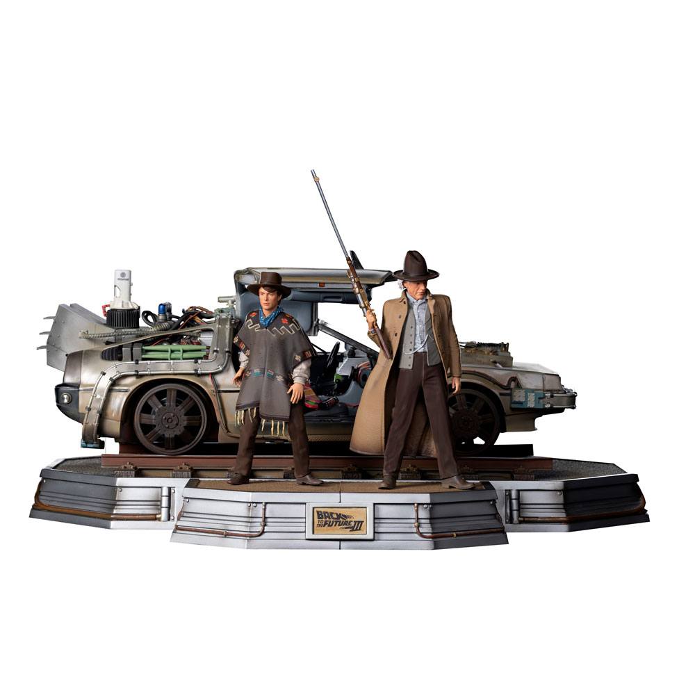 Back to the Future III Art Scale Statues 1-10 Full Set Deluxe 57 cm