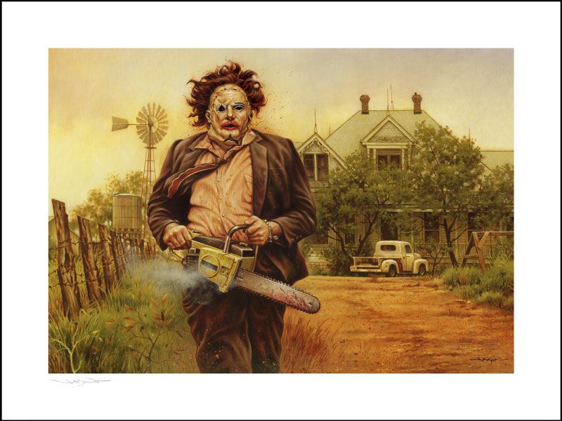 Texas Chainsaw Massacre Art Print The Butcher 46 x 61 cm - unframed