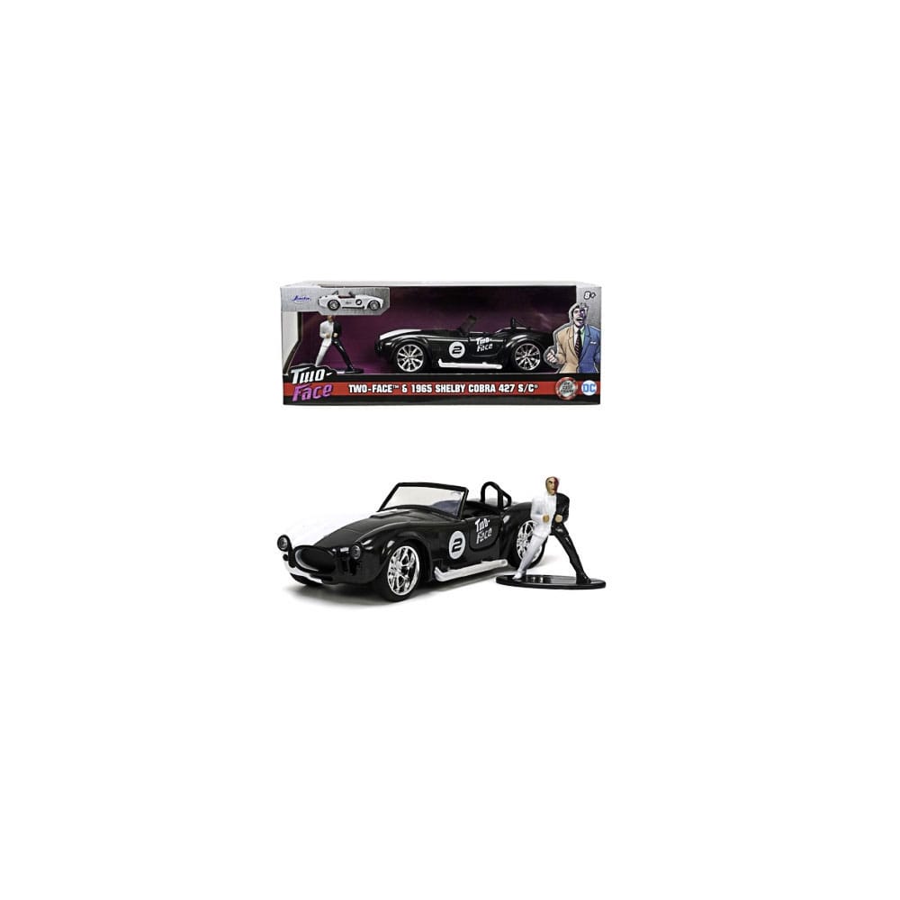DC Comics Diecast Models 1-32 Two Face 1965 Shelby Cobra Display (6)
