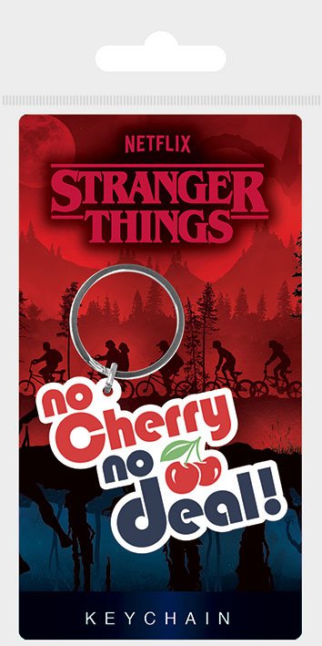 Stranger Things Rubber Keychains No Cherry No Deal 6 cm Case (10)