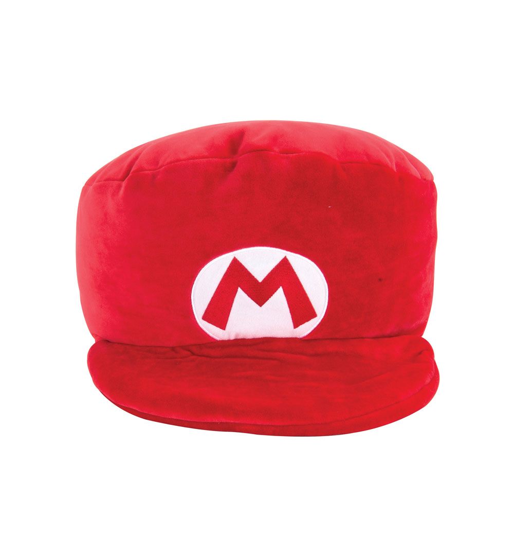 Mario Kart Mocchi-Mocchi Plush Figure Mario Hat 18 cm