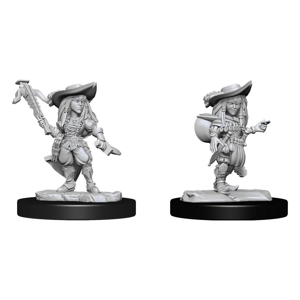 Pathfinder Battles Deep Cuts Unpainted Miniatures Gnome Bard Female Case (2)