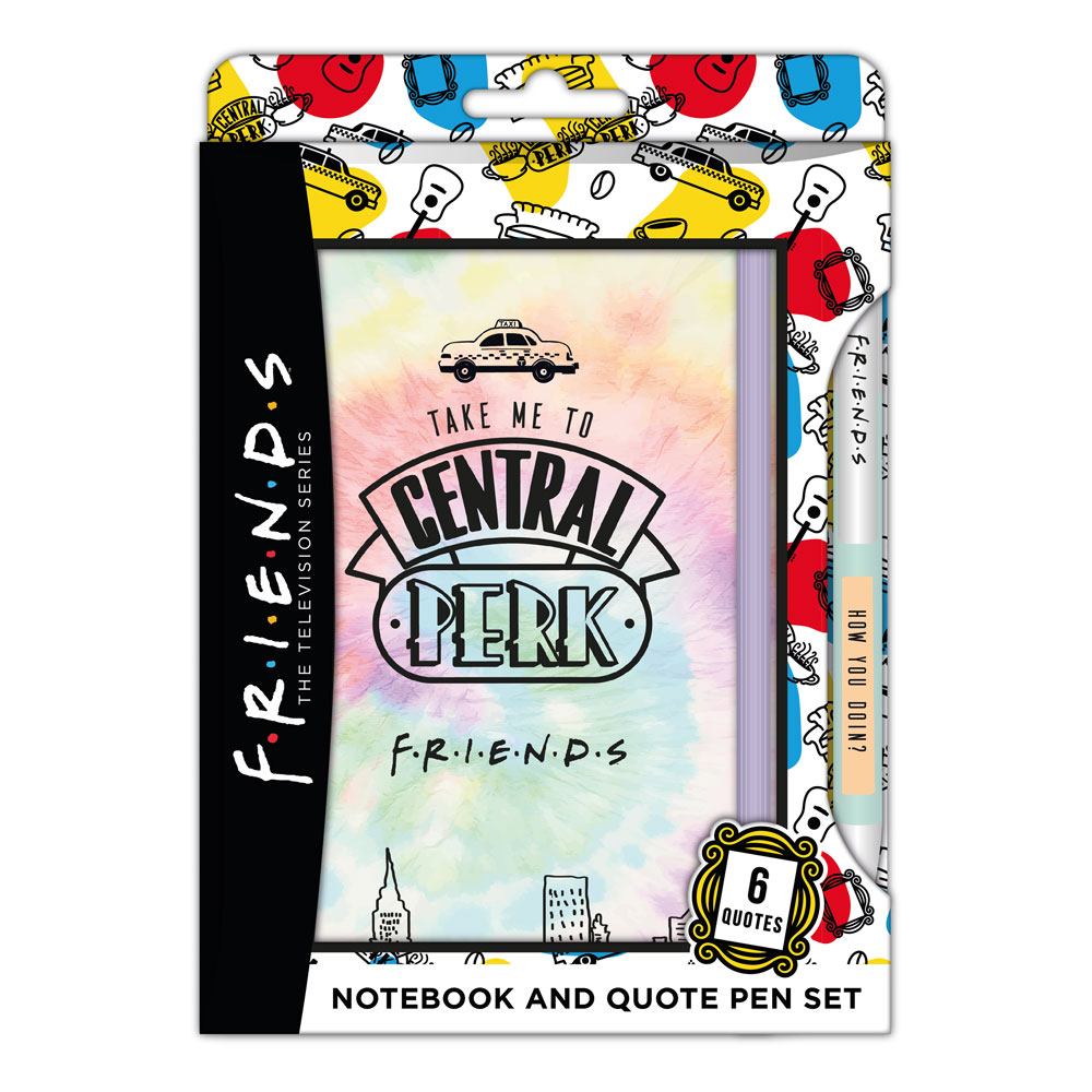 Friends Notebook with Pen Central Perk Case (6)