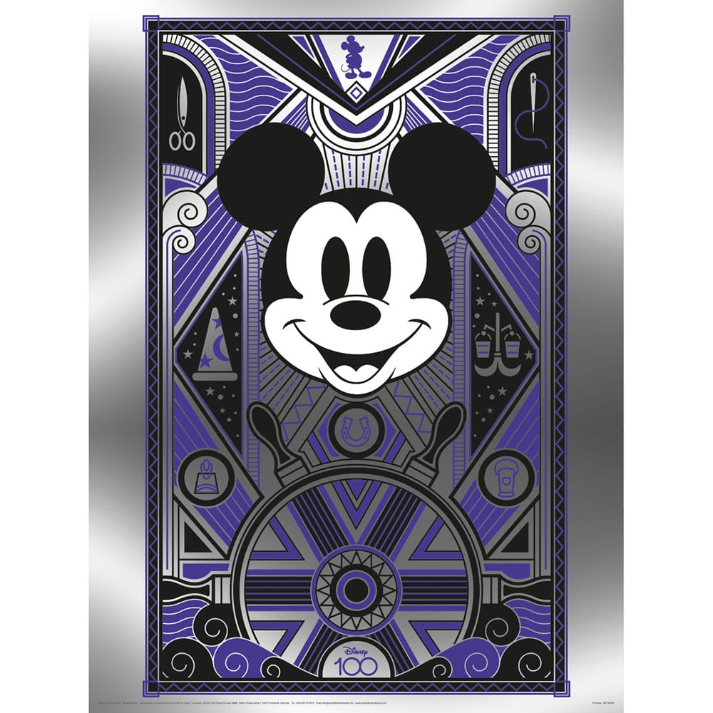 Disney Poster Pack Metallic Print Mickey Mouse 30 x 40 cm (3)