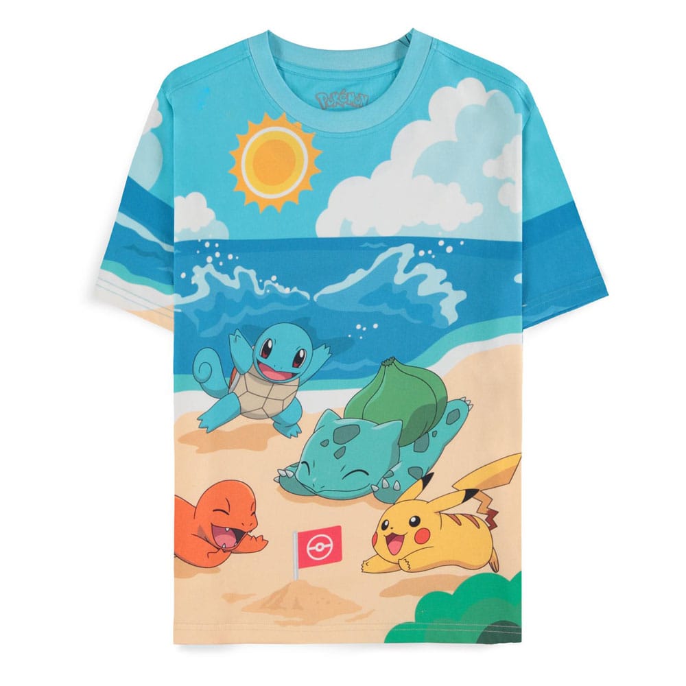 Pokemon T-Shirt Beach Day Size S
