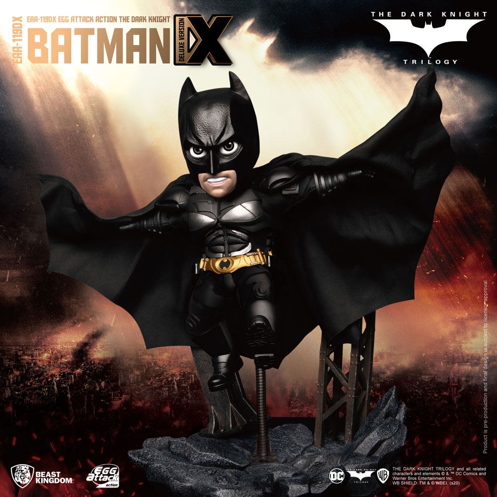 Batman The Dark Knight Egg Attack Action Action Figure Batman Deluxe Version 17 cm