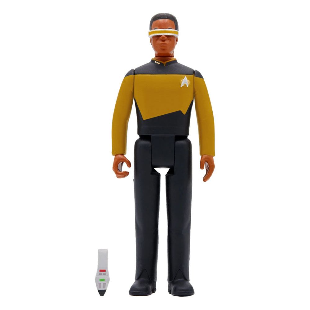 Star Trek: The Next Generation ReAction Action Figure Wave 2 Lt. Commander La Forge 10 cm