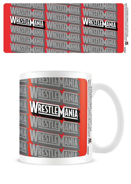 WWE Mug Wrestlemania Retro Logo