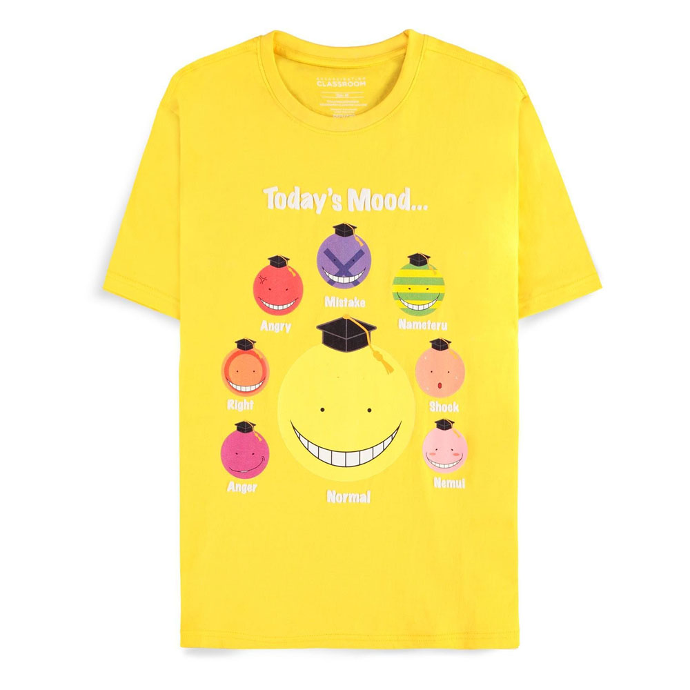 Assassination Classroom T-Shirt Koro-Sensei Today's Mood Size M