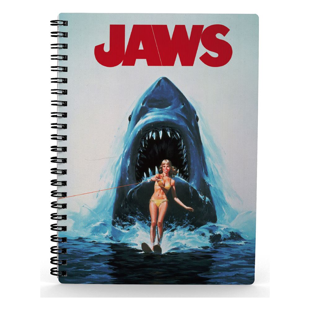 Jaws Notebook with 3D-Effect Poster