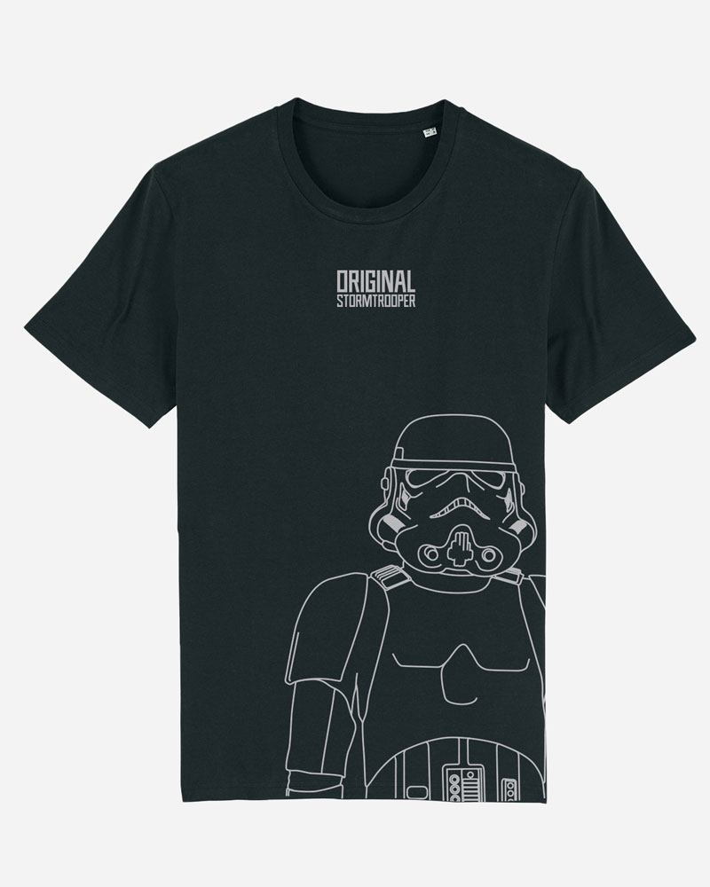 Original Stormtrooper T-Shirt Sketch Trooper Size L