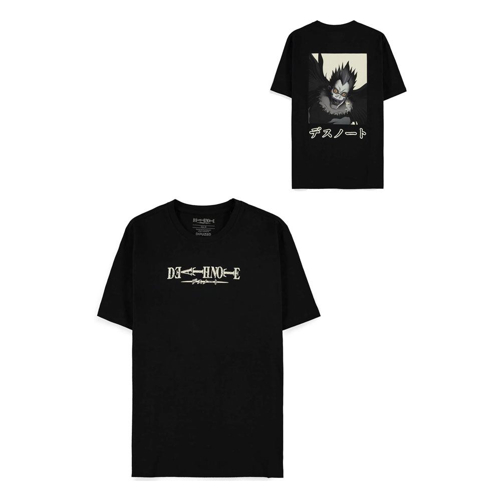 Death Note T-Shirt Ryuk Logo & Ryuk on the Back Size L