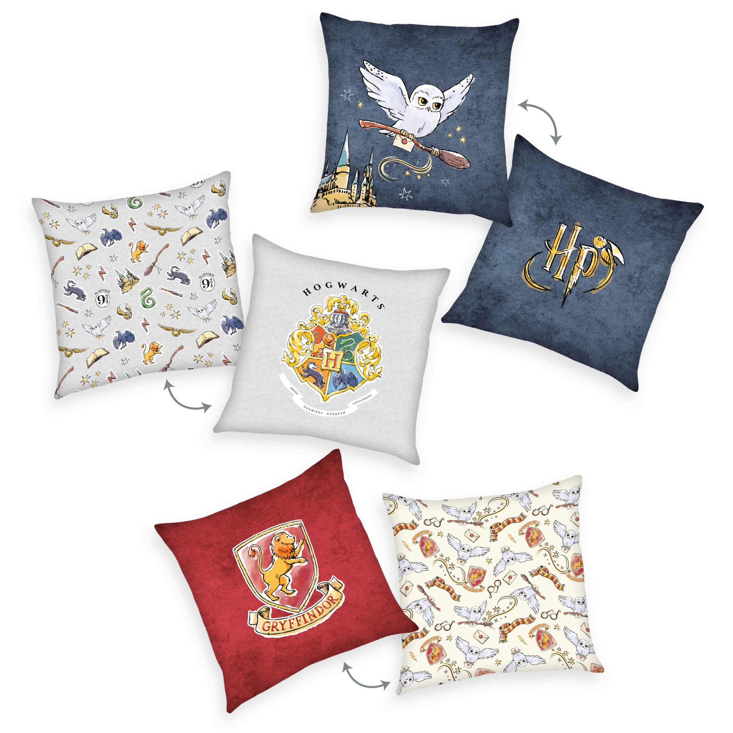 Harry Potter Pillows Logos 40 x 40 cm Assortment (15)