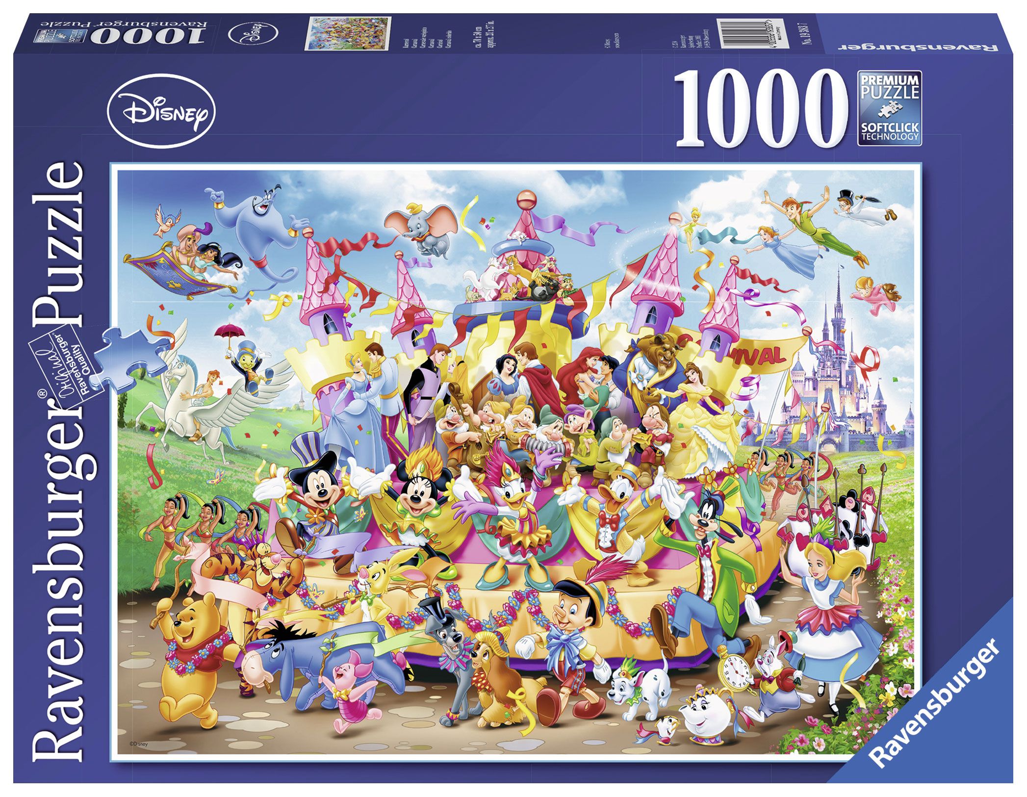 1000 Stuks Puzzel Disney Optocht