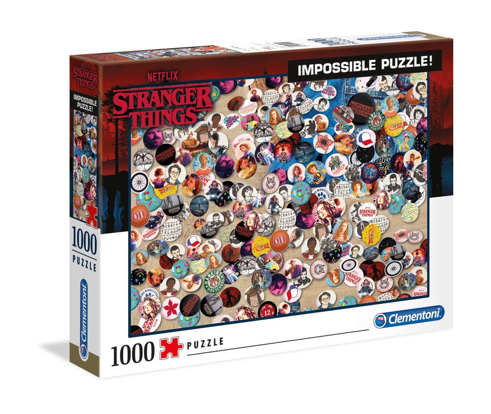 Stranger Things Impossible Puzzle Buttons