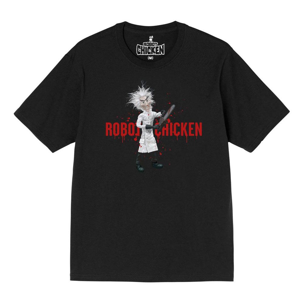 Robot Chicken T-Shirt Surgeon with Chainsaw  Size L