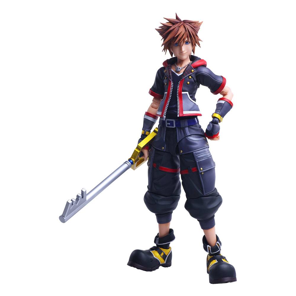 Kingdom Hearts III Play Arts Kai Action Figure Sora Ver. 2 Deluxe 22 cm