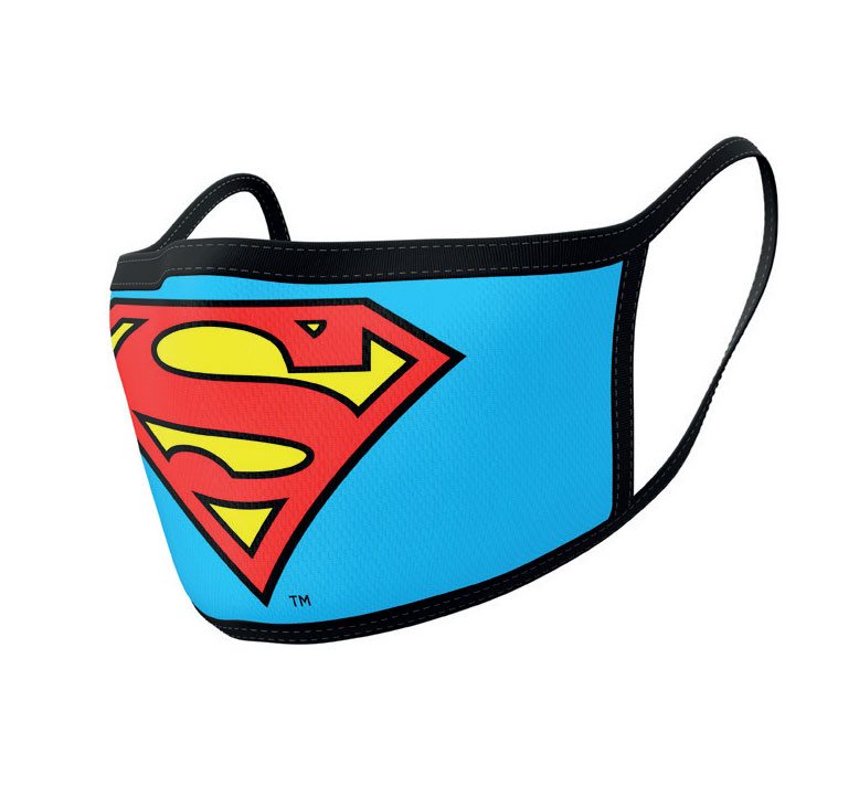 Superman Face Masks 2-Pack Logo