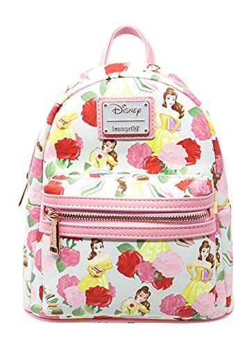 Disney by Loungefly Backpack Beauty and the Beast Belle Rose AOP heo Exclusive