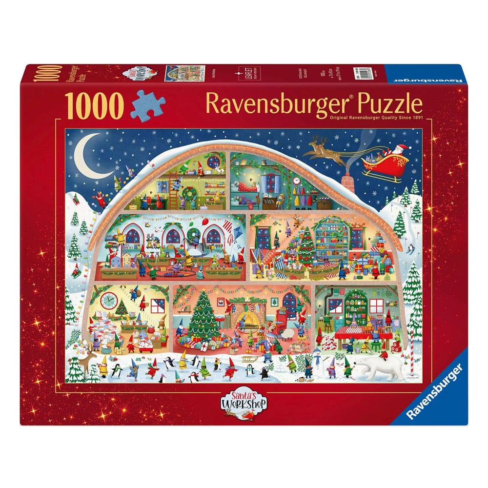 Original Ravensburger Quality Jigsaw Puzzle Santa's Workshop (1000 pieces)