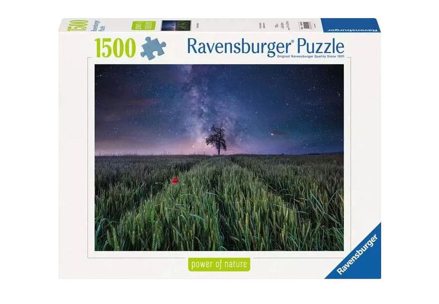 Power of Nature Jigsaw Puzzle Night sky over the cornfield (1500 pieces)