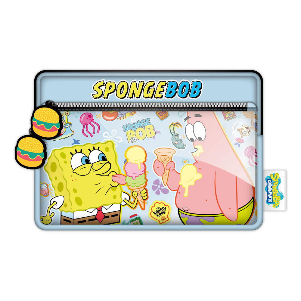 SpongeBob Multi Pocket Pencil Case Icons Case (8)