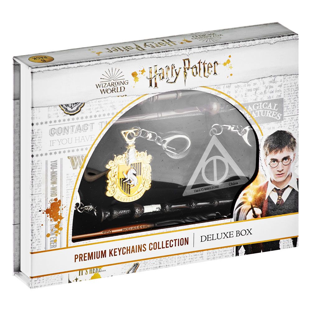 Harry Potter Keychains 6-Pack Deluxe Set D