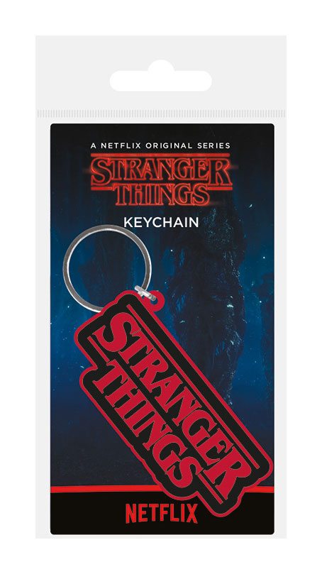 Stranger Things Rubber Keychain Logo 6 cm