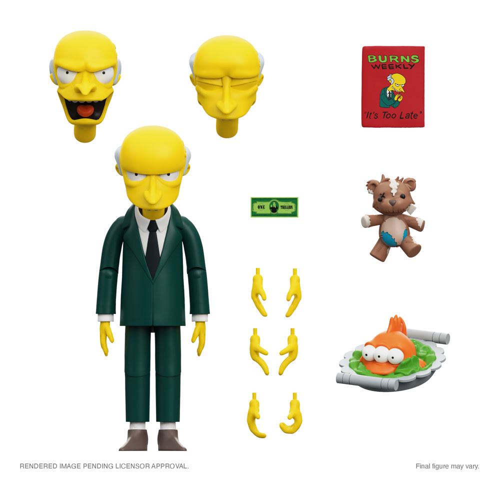 The Simpsons Ultimates Action Figure C. Montgomery Burns 18 cm