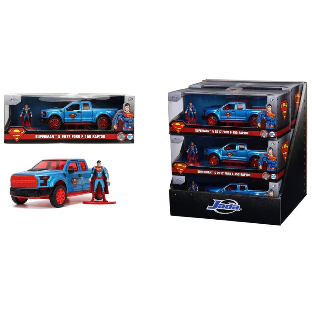 DC Comics Diecast Models 1-32 Superman 2017 Ford F 150 Raptor Display (6)